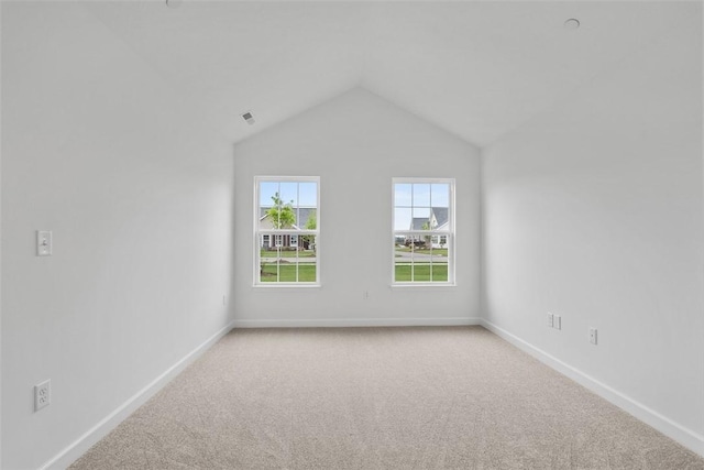 1082 Forest Oaks Dr, Center Twp, PA 16001 - bonus room featuring carpet floors and vaulted ceiling
