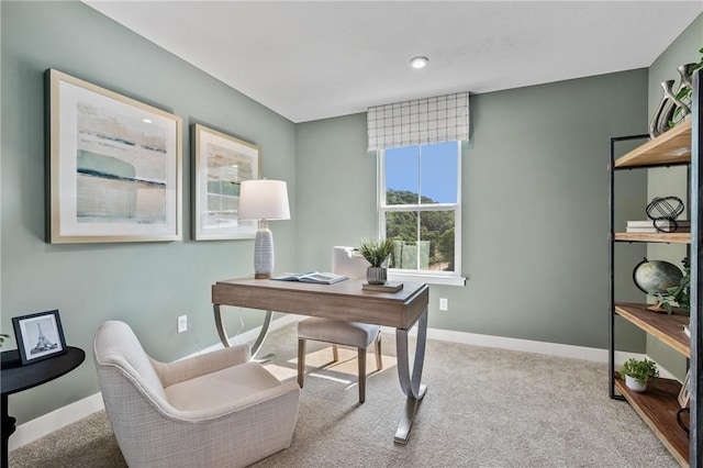 180 Elk Ridge Dr, Moon/Crescent Twp, PA 15108 - office with carpet and baseboards