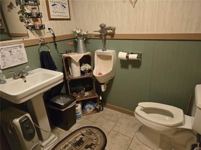 2879 Winslow Hill Rd, Benezette, PA 15821 - half bath with toilet and tile patterned flooring