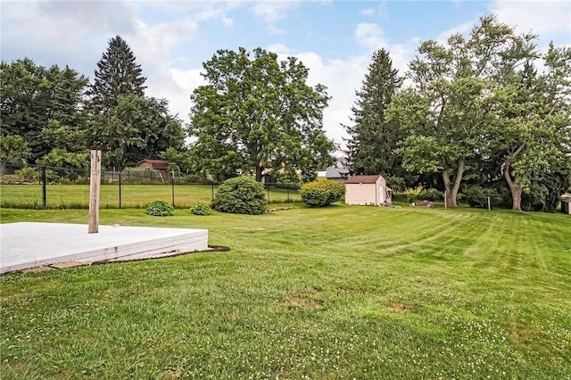 119 S Patton, Moon/Crescent Twp, PA 15108 - view of yard with a shed, a patio area, and view of scattered trees