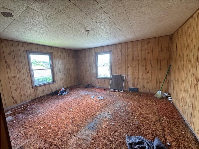 69 Beech St, Cecil, PA 15350 - spare room featuring wooden walls