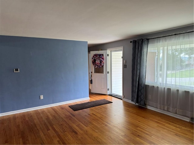 118 Manchester Dr, Hempfield Twp, PA 15642 - empty room featuring wood finished floors and baseboards