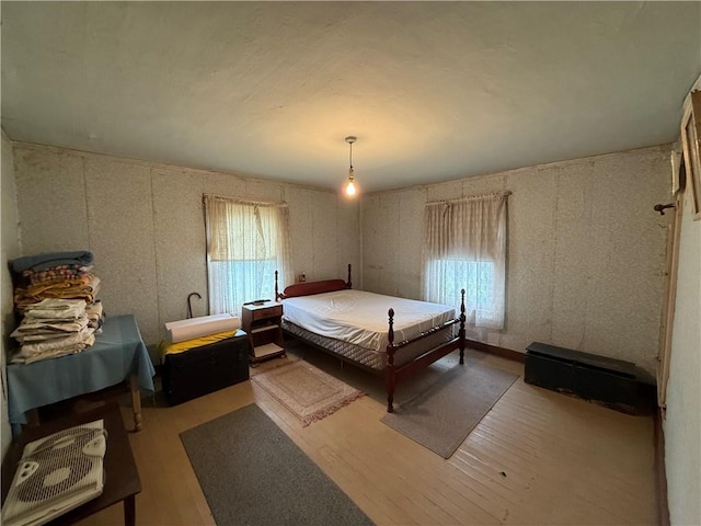 66 Beech St, Cecil, PA 15350 - bedroom with wood finished floors and a decorative wall