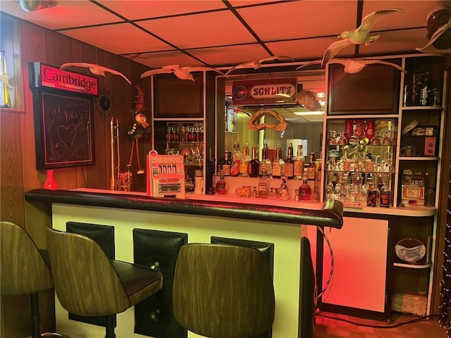 4619 5th Ave, Beaver Falls, PA 15010 - indoor dry bar with a paneled ceiling
