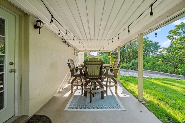 723 Rose Ln, Baldwin Twp, PA 15234 - view of patio with outdoor dining area