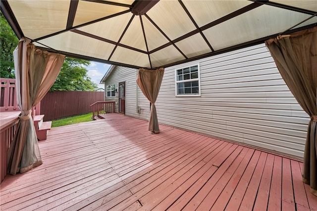 213 Mcdonald Dr, North Huntingdon, PA 15642 - wooden deck with a gazebo