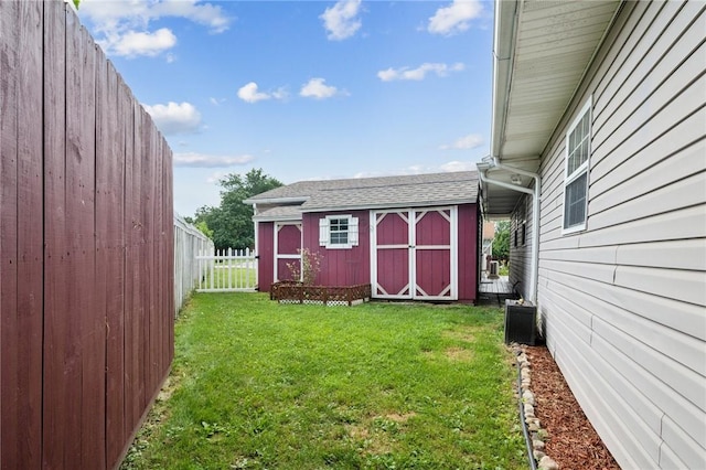 213 Mcdonald Dr, North Huntingdon, PA 15642 - fenced backyard featuring a shed