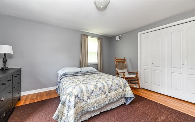 2712 Champlain, Shaler, PA 15101 - bedroom featuring a closet and wood finished floors