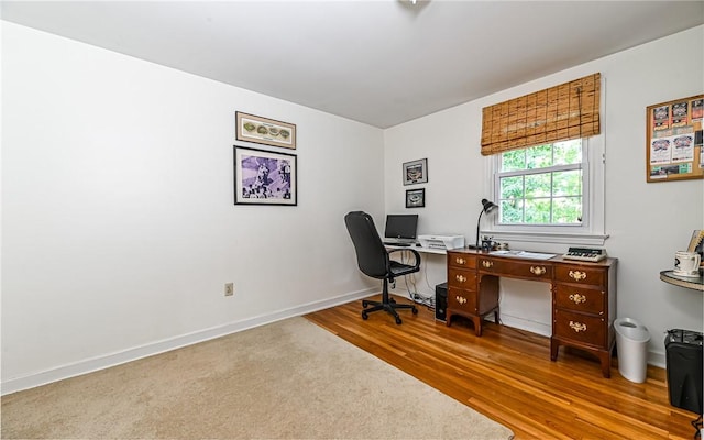 2712 Champlain, Shaler, PA 15101 - office featuring wood finished floors and baseboards