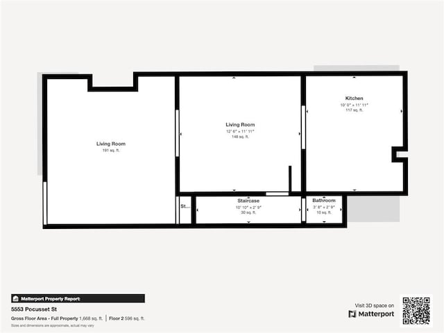 5553 Pocusset St, Squirrel Hill, PA 15217 - view of room layout