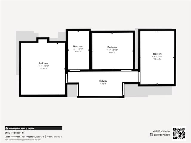 5553 Pocusset St, Squirrel Hill, PA 15217 - view of floor plan / room layout