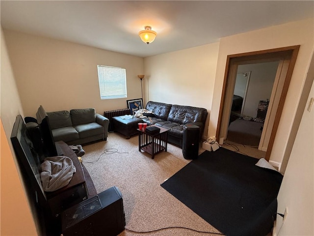 1201 Illinois Ave, Dormont, PA 15216 - living area featuring carpet flooring and radiator