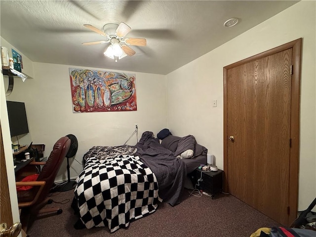 1201 Illinois Ave, Dormont, PA 15216 - carpeted bedroom featuring a ceiling fan