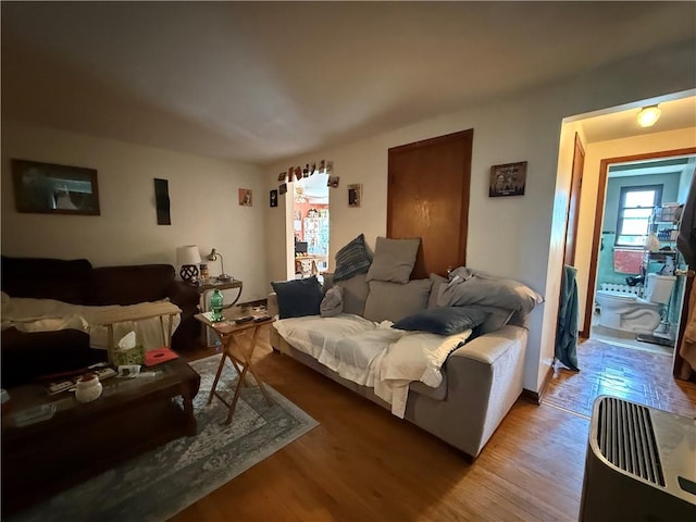 1201 Illinois Ave, Dormont, PA 15216 - living area with wood finished floors