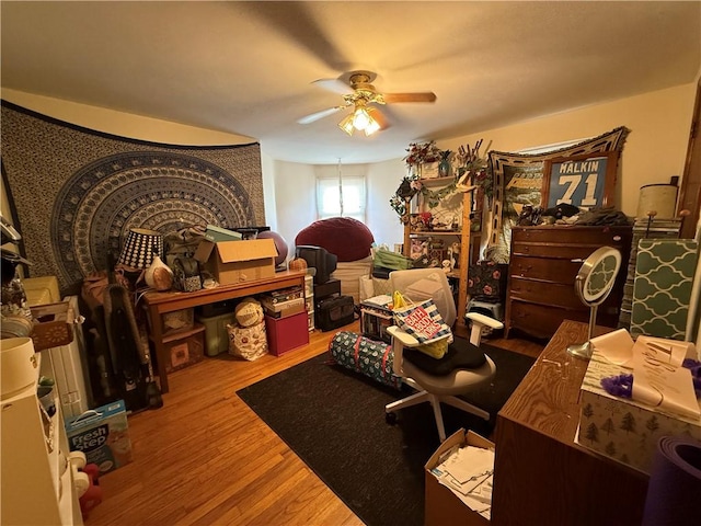 1201 Illinois Ave, Dormont, PA 15216 - bedroom featuring wood finished floors and a ceiling fan