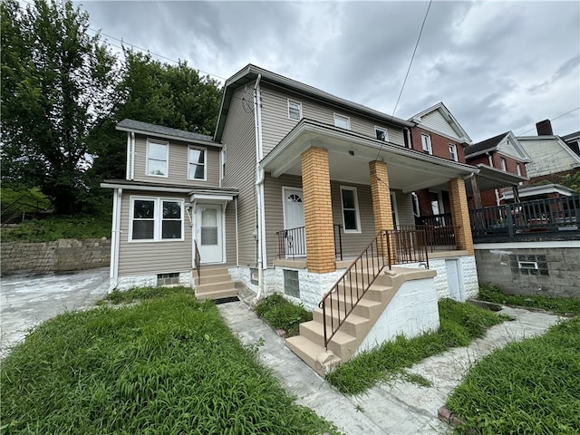 522 Cubbage St, Carnegie, PA 15106 - view of front of home featuring a porch