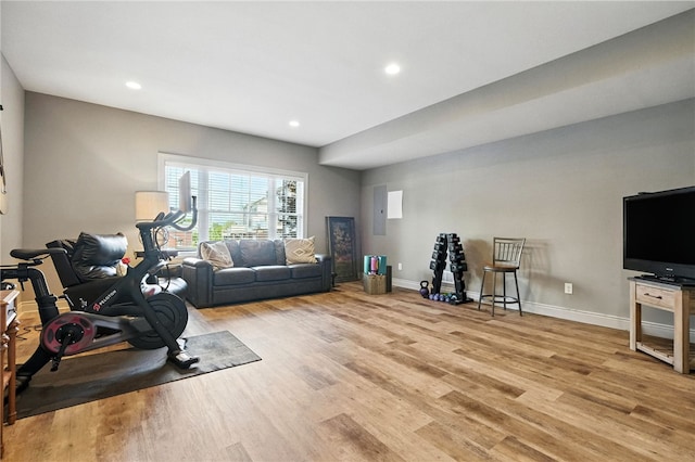 1416 Commons Ln, South Fayette, PA 15017 - living room with light wood-style flooring and recessed lighting