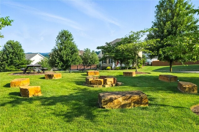 1416 Commons Ln, South Fayette, PA 15017 - view of home's community featuring a lawn