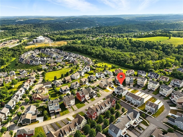 1416 Commons Ln, South Fayette, PA 15017 - aerial overview of property's location with nearby suburban area