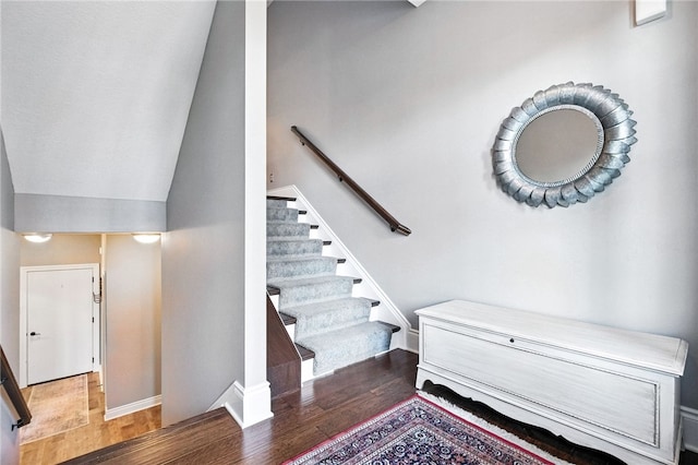 1416 Commons Ln, South Fayette, PA 15017 - stairway with wood finished floors and baseboards