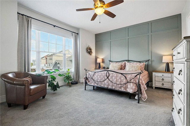 1416 Commons Ln, South Fayette, PA 15017 - carpeted bedroom featuring ceiling fan and baseboards