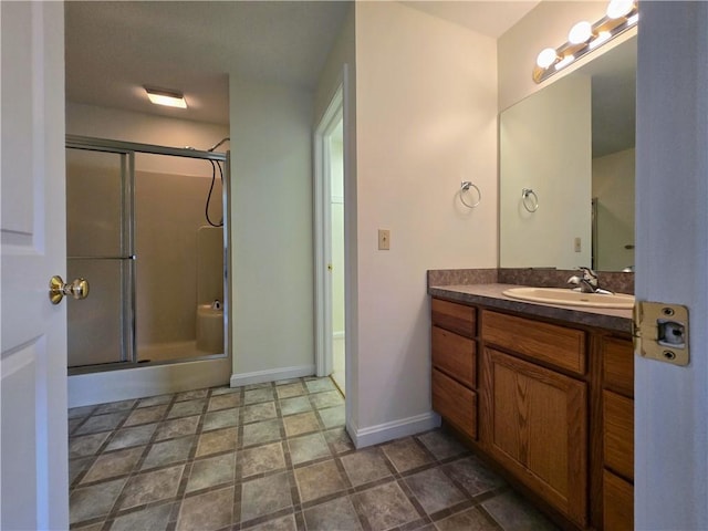 3205 Penny Ln, Neshannock Twp, PA 16105 - bathroom featuring a shower stall and vanity