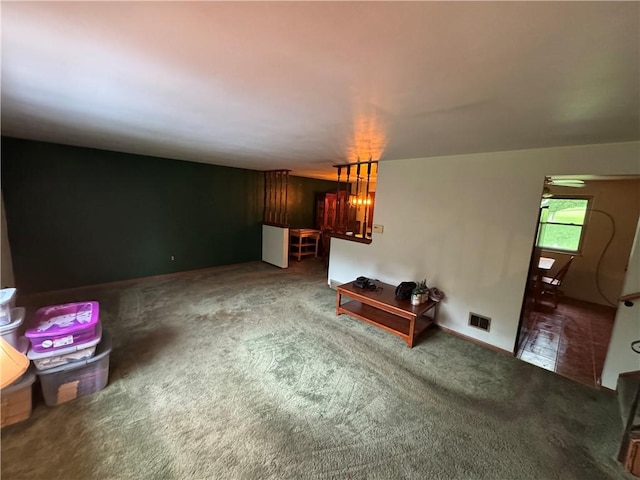 495 Pierson Run Rd, Plum Boro, PA 15239 - unfurnished living room with carpet floors