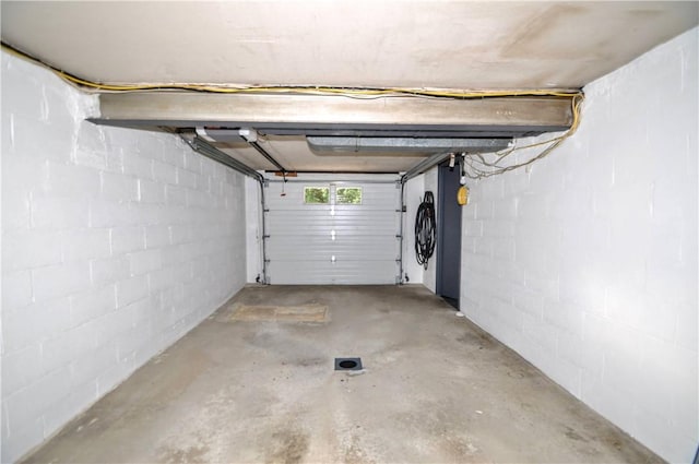 6437 Willem, Jefferson Hills, PA 15332 - garage featuring concrete block wall