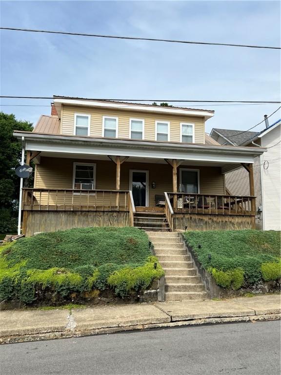 613 Third St, City Of But Ne, PA 16001 - view of front of home featuring stairs and a porch
