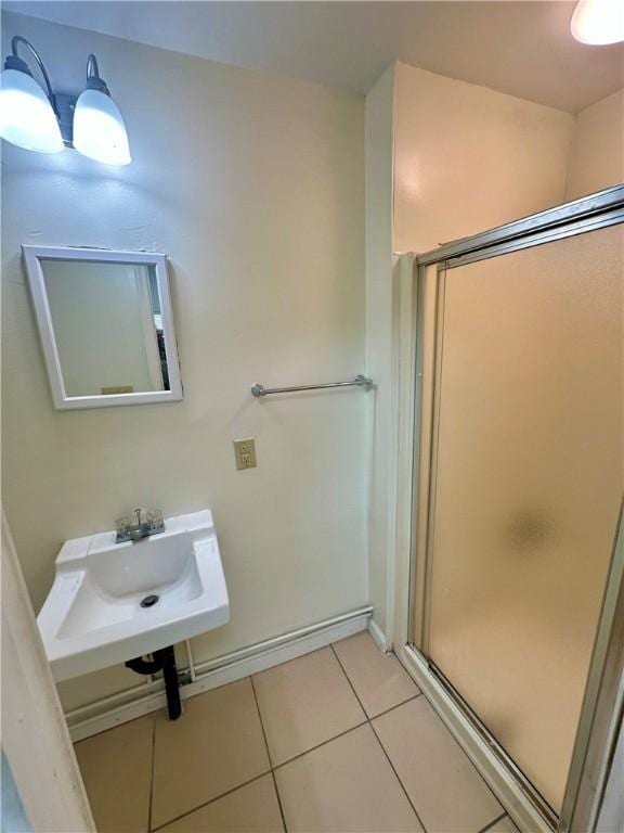 1023 Burtner Rd, Harrison Twp, PA 15065 - full bath featuring tile patterned flooring and a shower stall