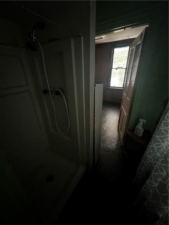 219 Sherman Ave, Vandergrift, PA 15690 - bathroom featuring a shower stall