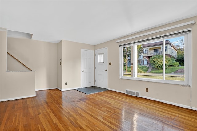 233 Ingram Ave, Ingram, PA 15205 - entrance foyer with baseboards and wood finished floors