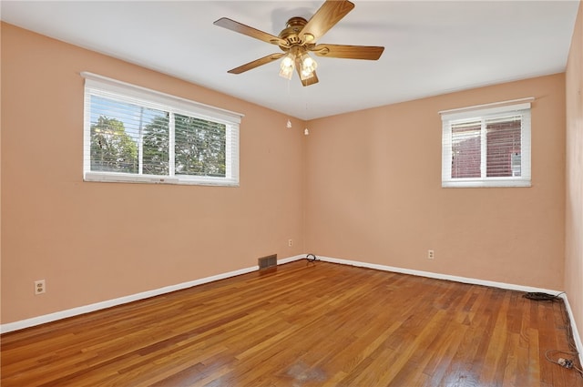 233 Ingram Ave, Ingram, PA 15205 - unfurnished room with wood finished floors and a ceiling fan