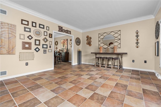 405 Crestridge Dr, Hempfield Twp, PA 15601 - empty room with crown molding and baseboards
