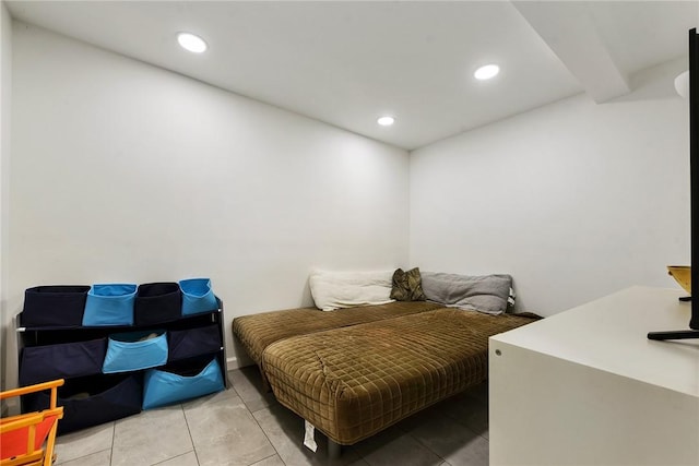 3905 Beechwood Blvd, Squirrel Hill, PA 15217 - living area with recessed lighting and light tile patterned floors
