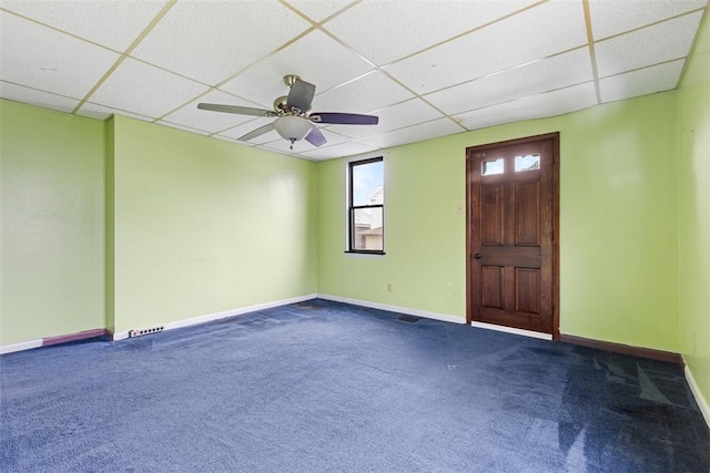 149 Frank St, Whitaker, PA 15120 - entryway with a drop ceiling and carpet