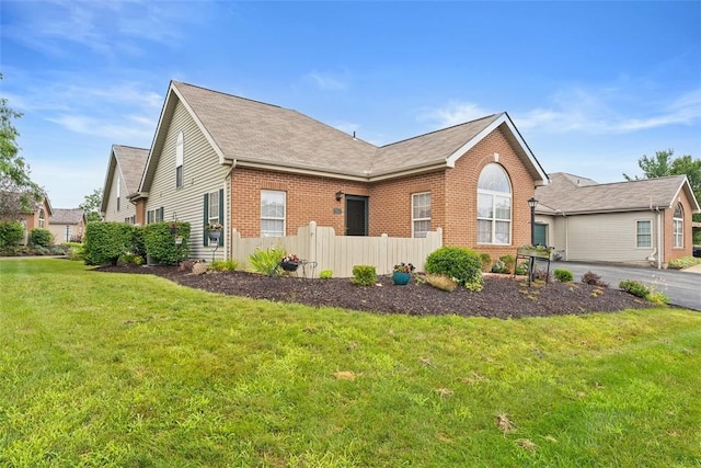 5113 Polo Fields Dr, Hampton, PA 15044 - view of side of home with brick siding and roof with shingles