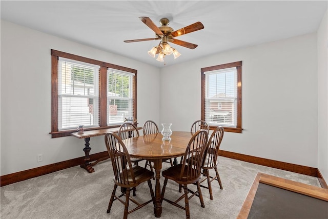 107 Braun St, Shaler, PA 15223 - dining room with light carpet and ceiling fan
