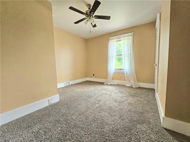 2001 7th Ave, Beaver Falls, PA 15010 - spare room with carpet floors and ceiling fan