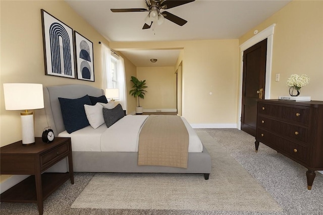 2001 7th Ave, Beaver Falls, PA 15010 - bedroom with carpet floors and ceiling fan