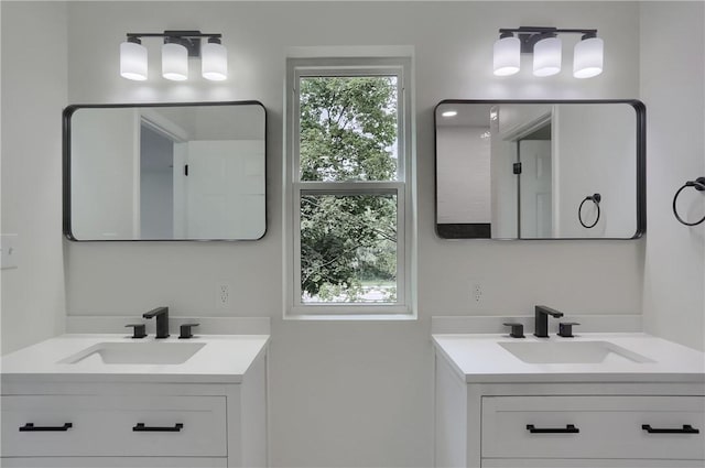 130 Center Ave, Burgettstown Boro, PA 15021 - bathroom featuring two vanities
