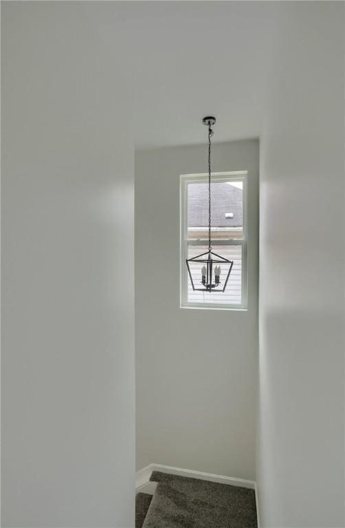 130 Center Ave, Burgettstown Boro, PA 15021 - detailed view of a chandelier and carpet floors