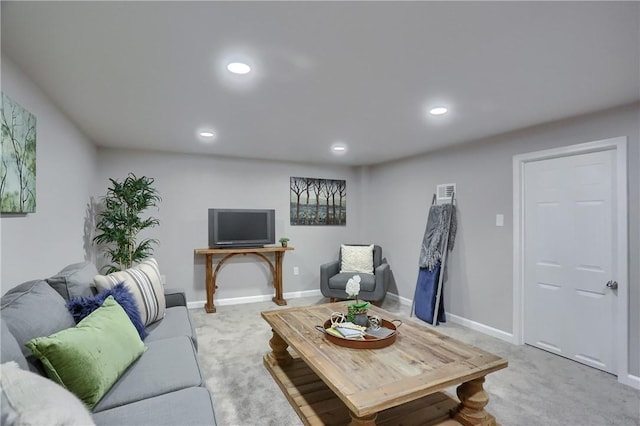 1611 18th Ave, Patterson Heights, PA 15010 - living area with light carpet and recessed lighting