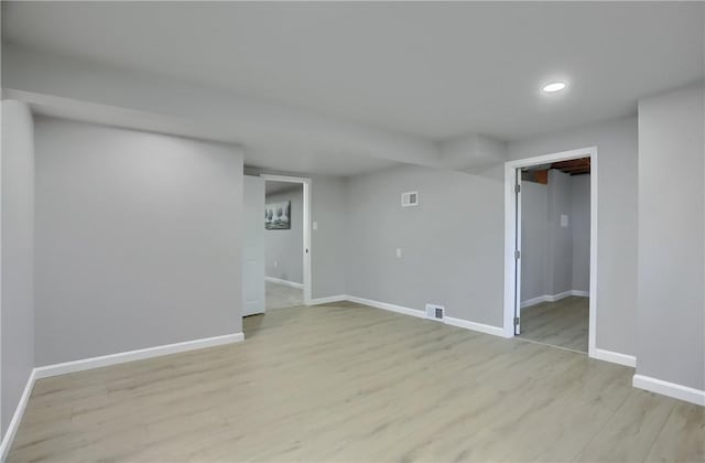 1611 18th Ave, Patterson Heights, PA 15010 - empty room featuring light wood finished floors and recessed lighting