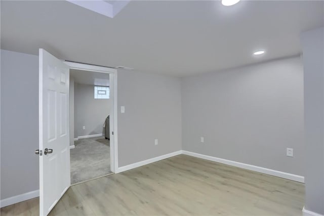 1611 18th Ave, Patterson Heights, PA 15010 - empty room featuring light wood-style floors and recessed lighting