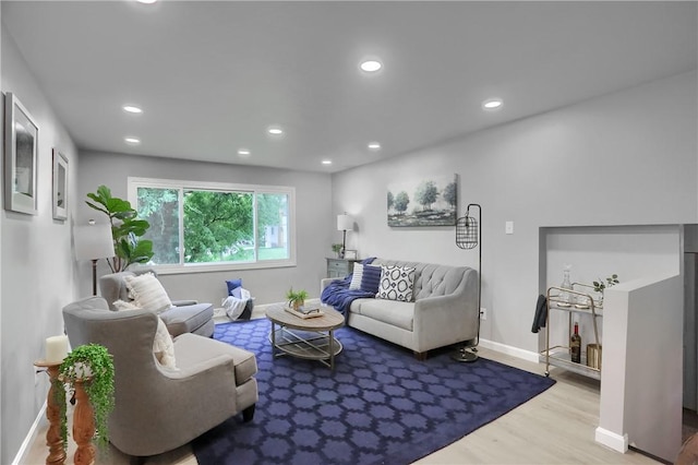 1611 18th Ave, Patterson Heights, PA 15010 - living area featuring wood finished floors and recessed lighting