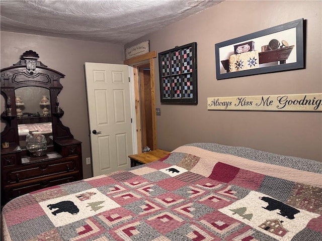 233 Grantz Hollow Rd, Bethel Twp, PA 15690 - bedroom featuring a textured ceiling