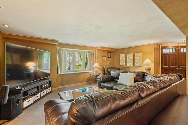 1026 Cambridge St, Harrison Twp, PA 15065 - living room with carpet and baseboards