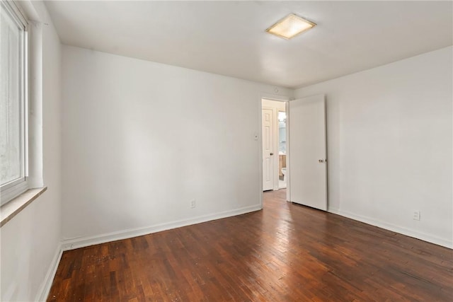 1113-1115 Woodbine, Stanton Heights, PA 15201 - spare room with wood-type flooring and baseboards