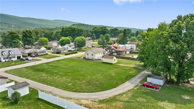 157 Elizabeth St, South Union Twp, PA 15445 - aerial perspective of suburban area with a mountainous background